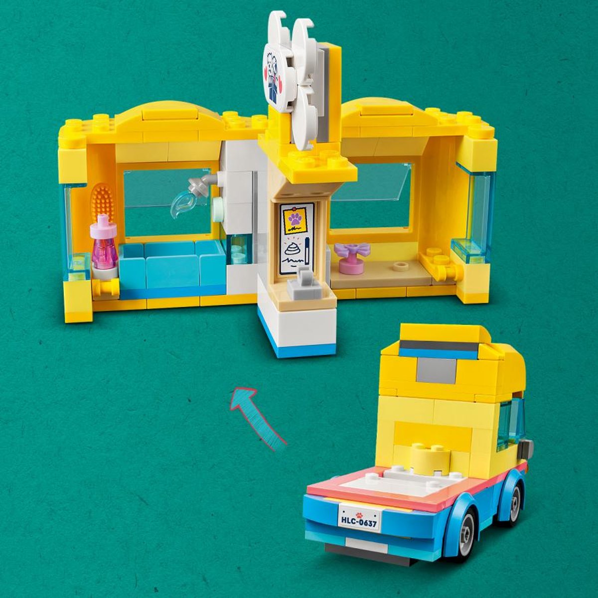 41741 La fourgonnette de sauvetage canin ® Friends multicolore, LEGO
