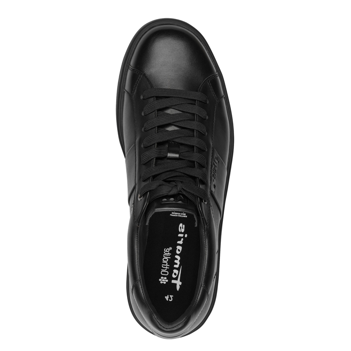 Basket homme noir cuir, TAMARIS