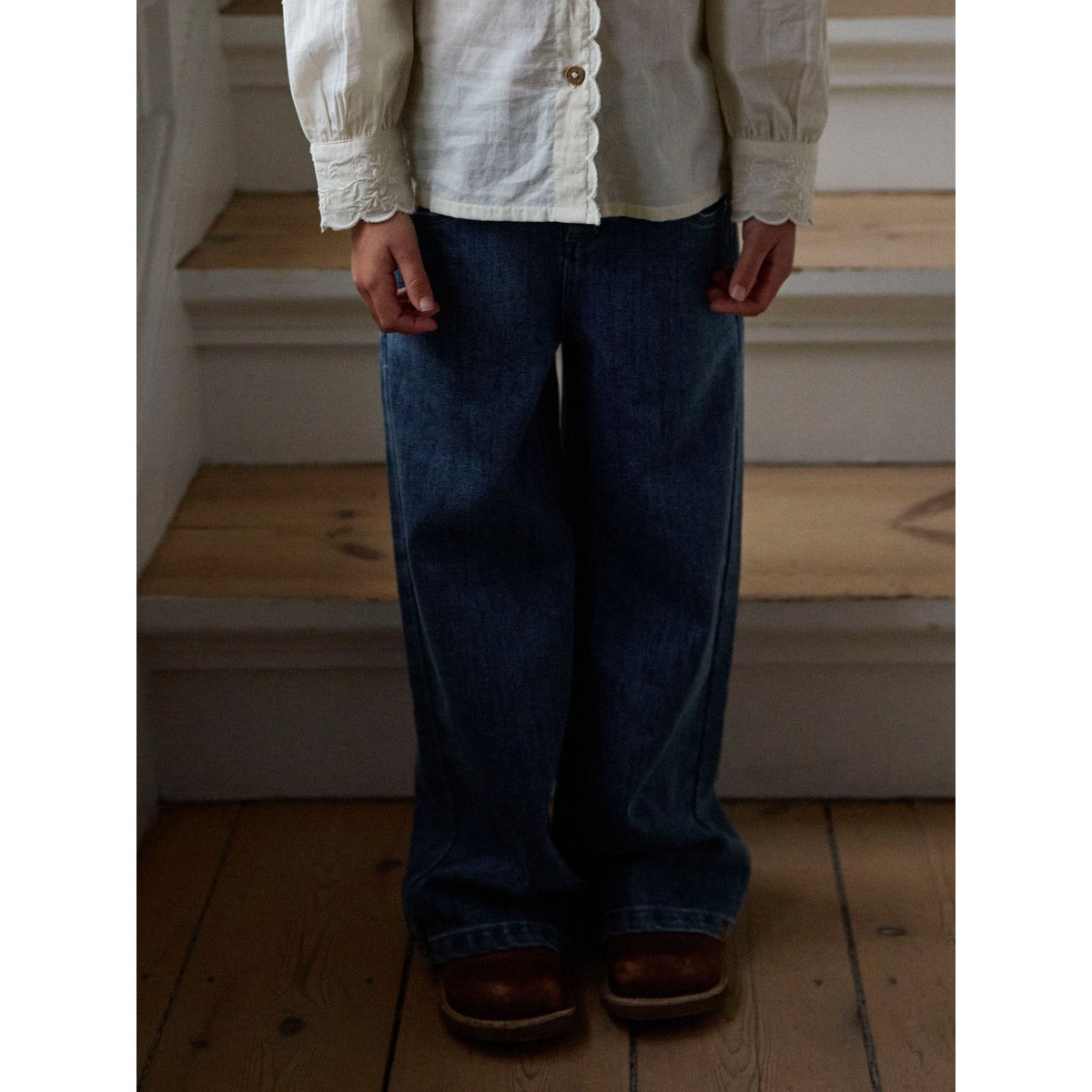 Jean bleu - dark blue denim1, NAME IT