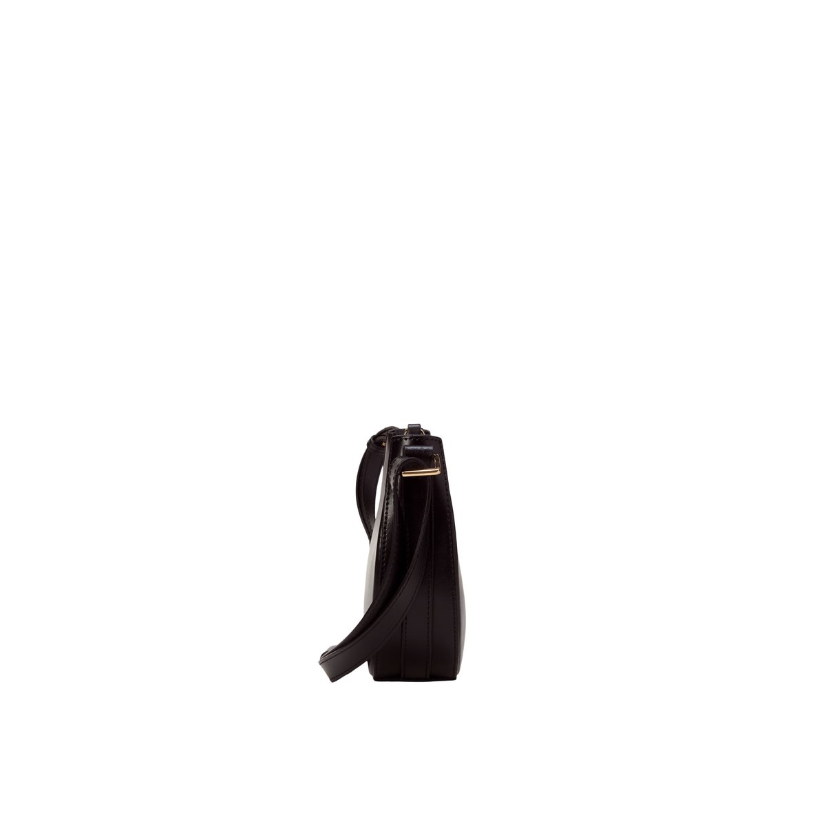 Sac à bandoulière small en cuir noble noir, MARC O'POLO
