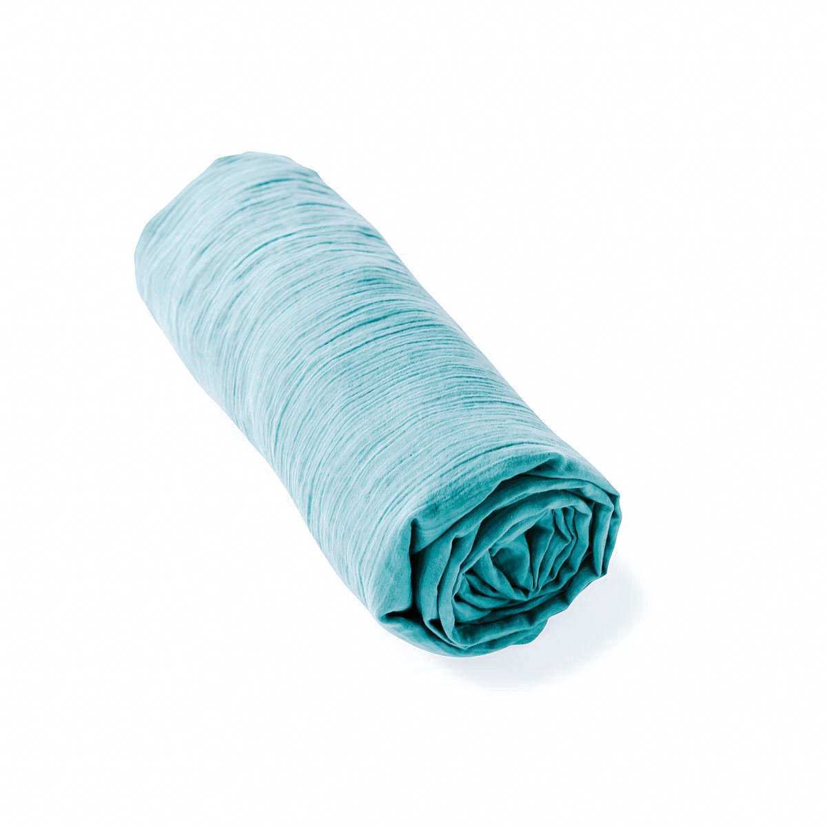 Drap Housse   - GAZE DE COTON gris taupe, TRADITION DES VOSGES