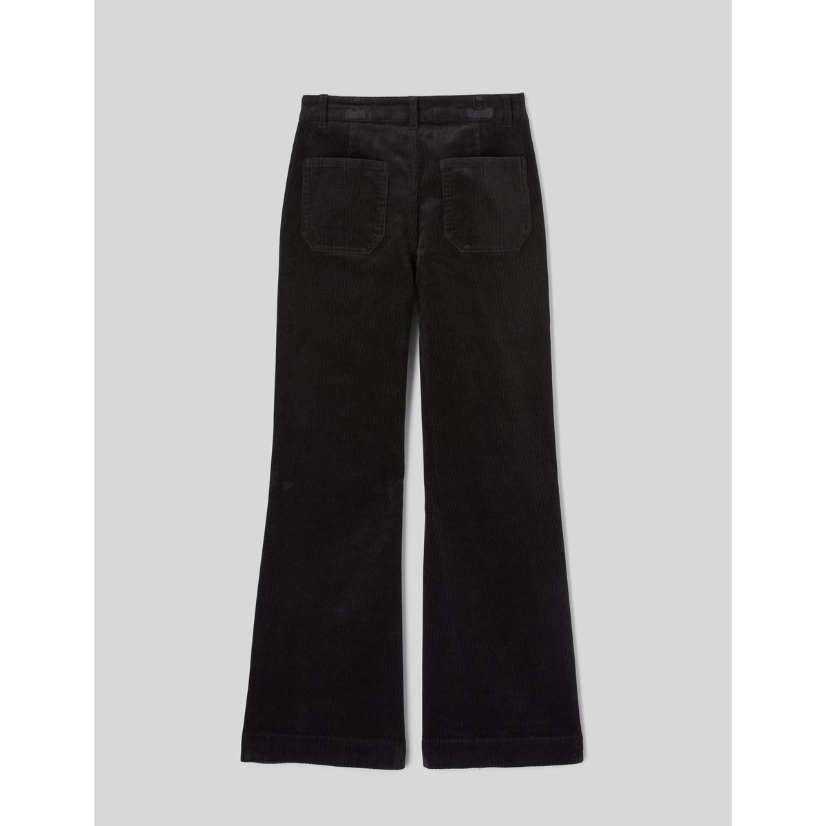 Pantalon flare velours noir, BZB