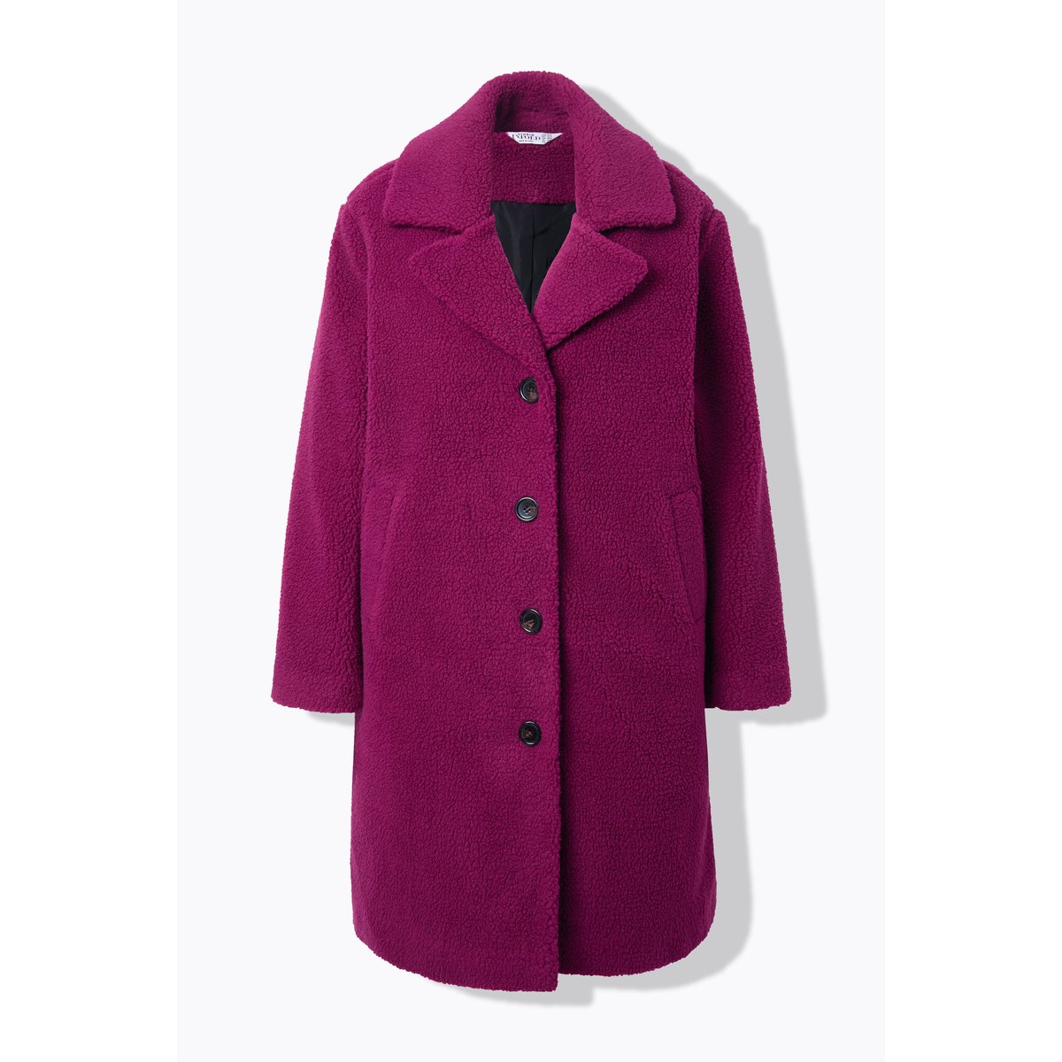 Manteau en polaire bouclée mûres, STUDIO UNTOLD