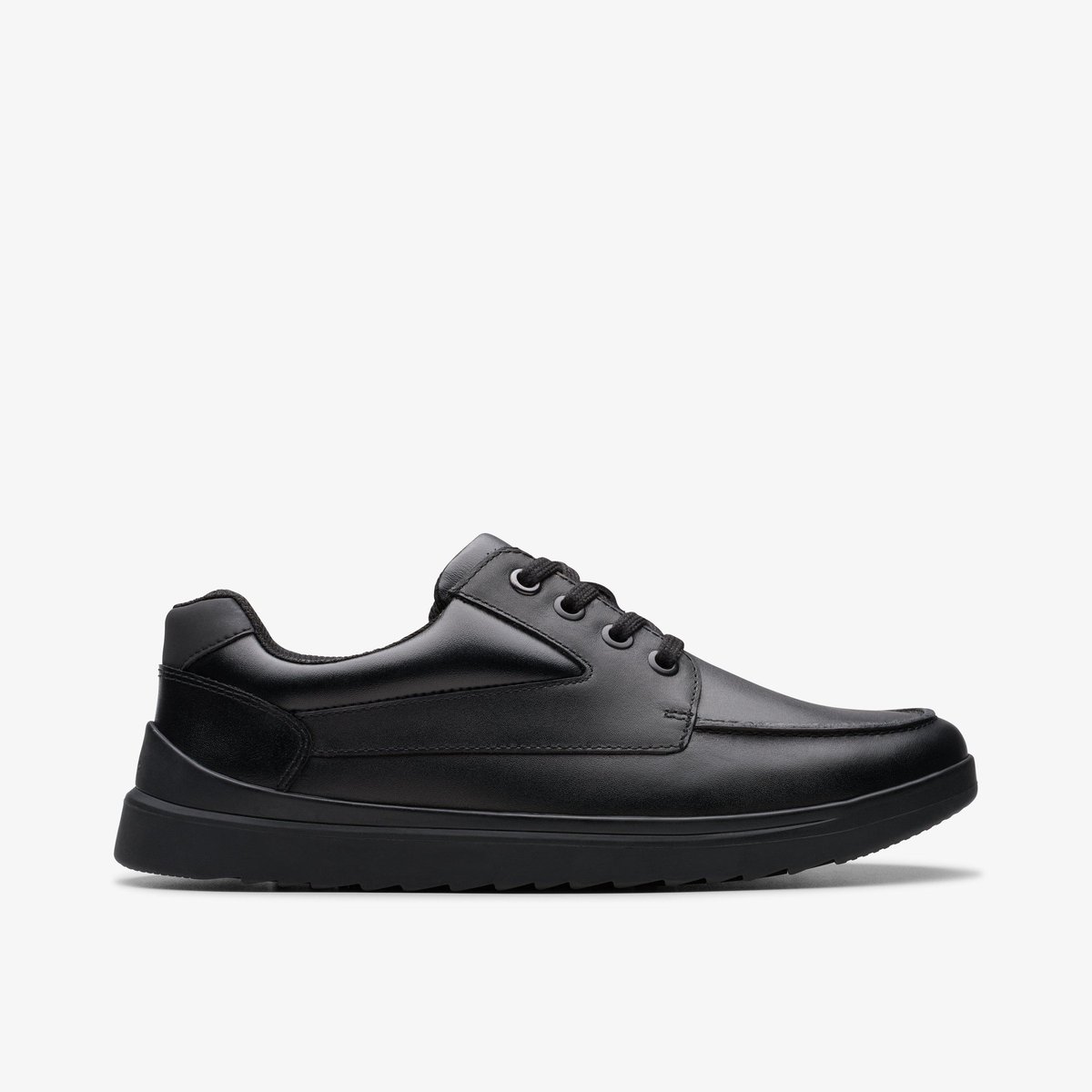 Derbies Cuir Coupe Large KEELAN FLARE Y noir, CLARKS