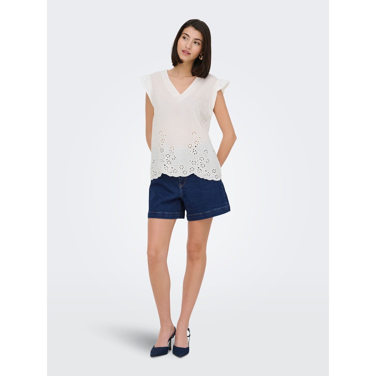 Short De Ville medium blue denim 1, JDY