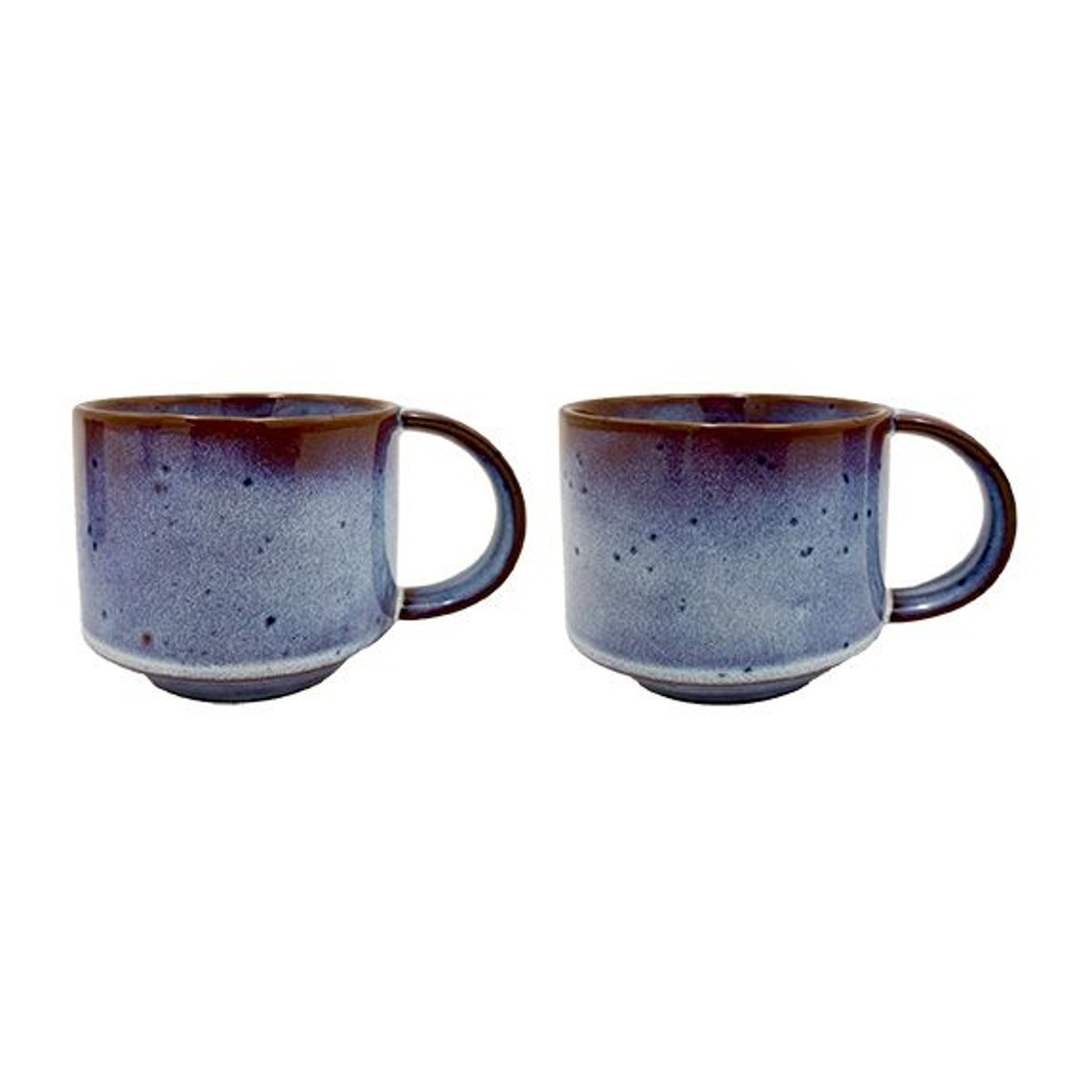 Tasse en terre cuite motif océan LIVING marron, OYOY LIVING DESIGN