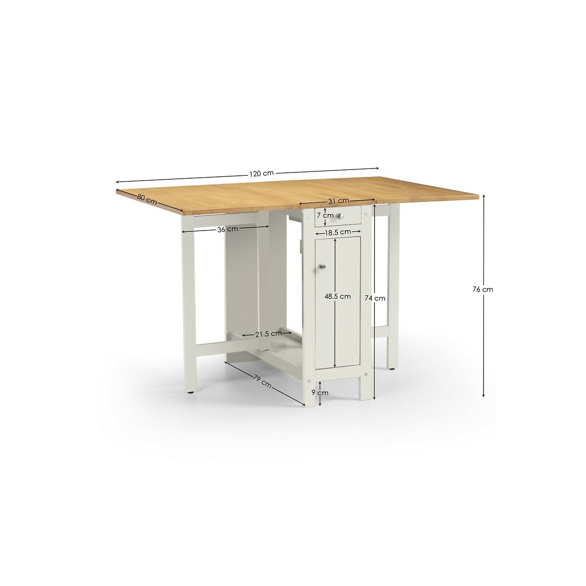 Belmont Dining Table and Chairs Set (Seats 4) white/natural, SO'HOME