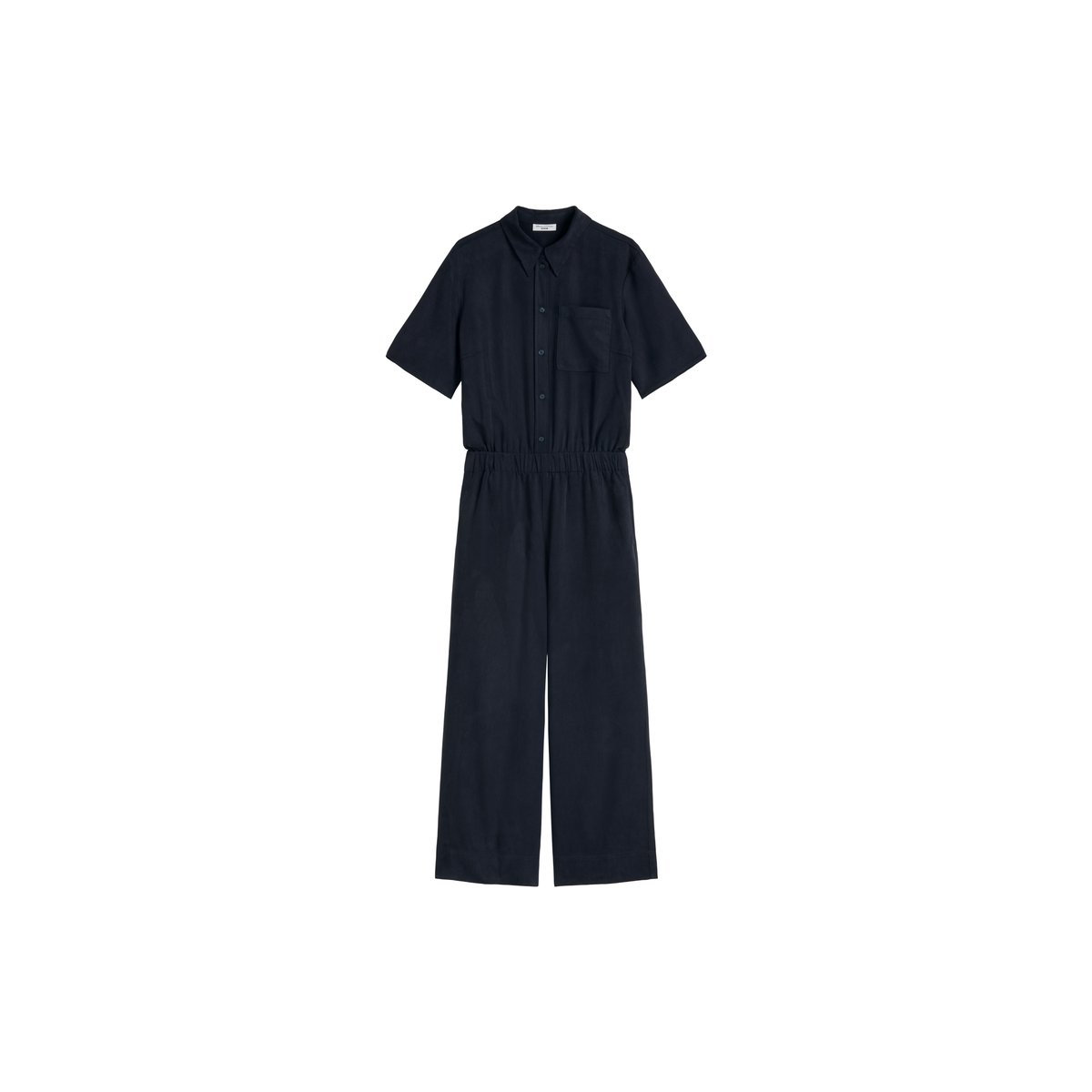 Jumpsuit relaxed en lyocell LENZING™ bleu fonce, MARC O’POLO DENIM