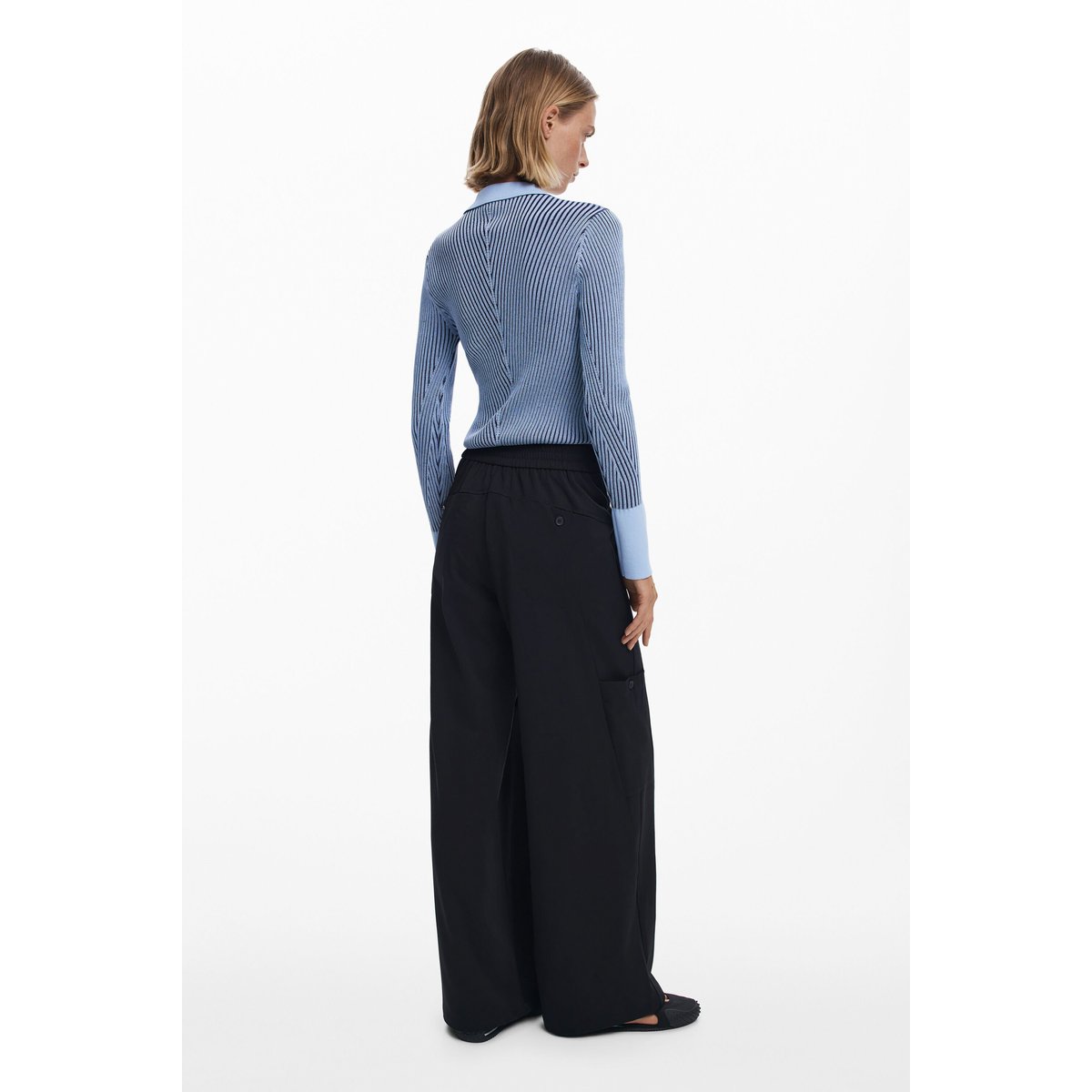 Pantalon tailos Balloon noir, DESIGUAL