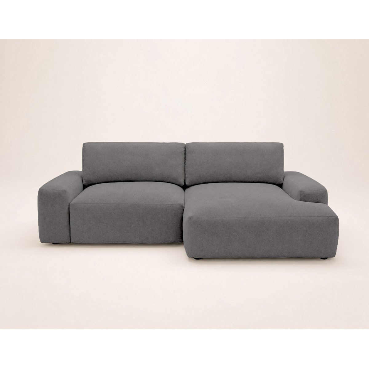 Canapé d'Angle Convertible 4 places - TAMA gris, BEST MOBILIER