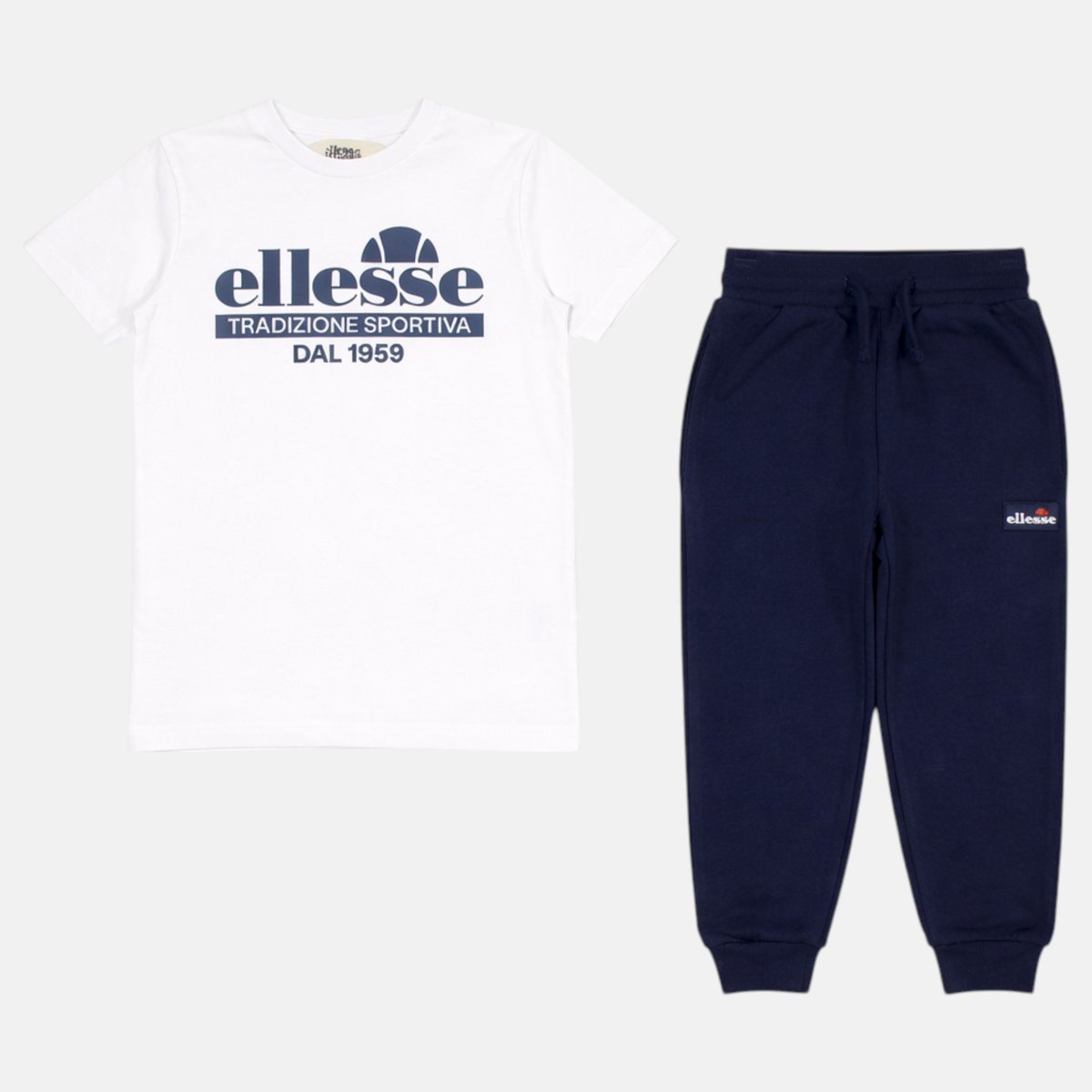 Lot de 2 t-shirts manches courtes et pantalon de jogging TEAM bleu marine, ELLESSE