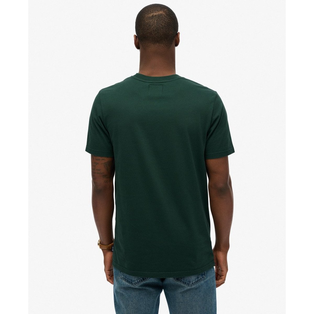 T-shirt Sun Tab vert émail, SUPERDRY