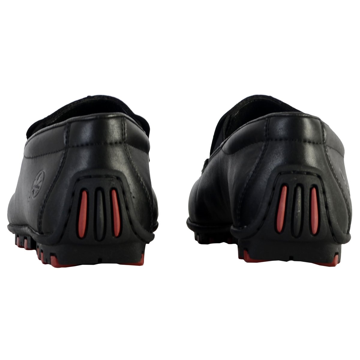 Mocassin Cuir Turin noir, RIEKER