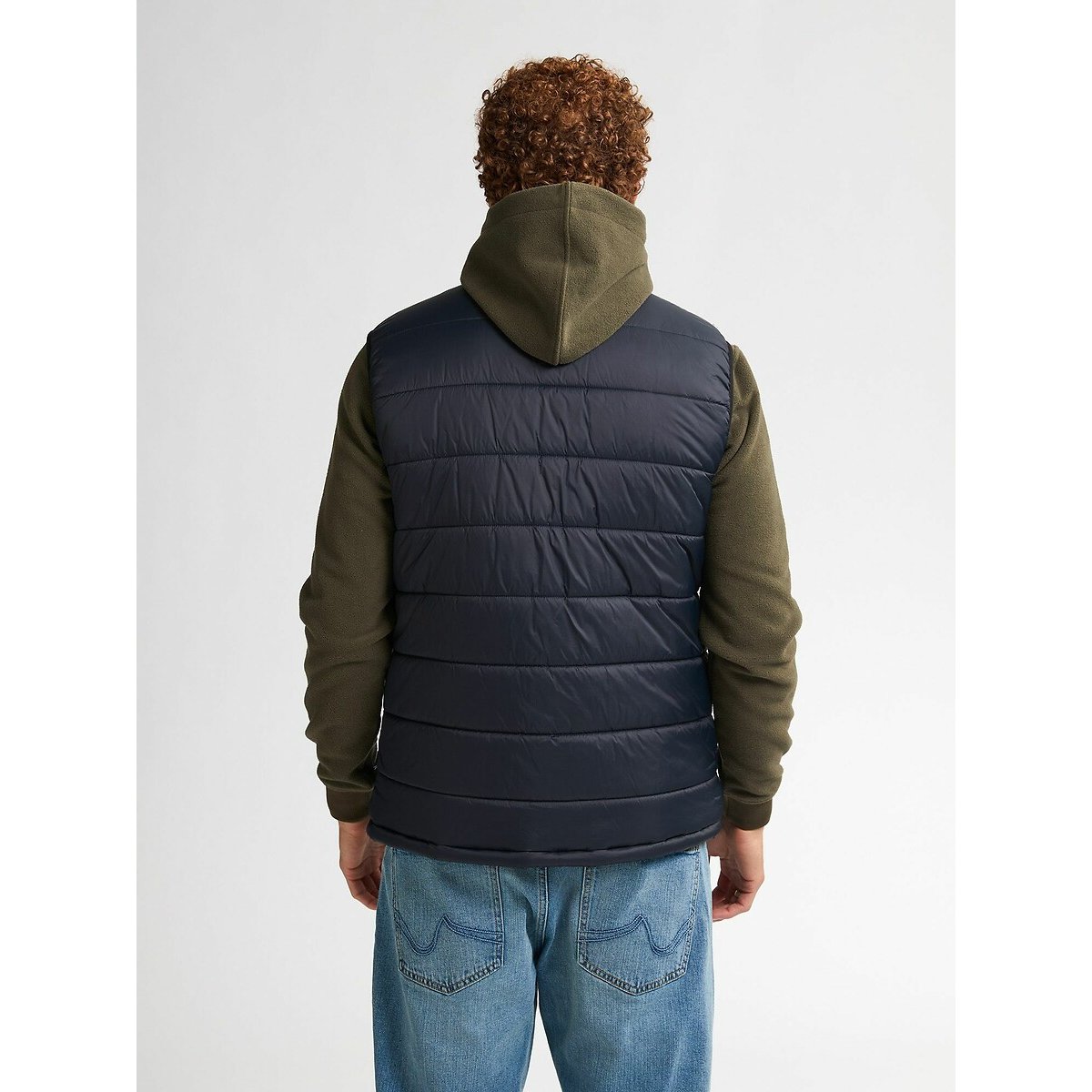 Sleeveless Padded Jacket with High Neck black, PETROL INDUSTRIES