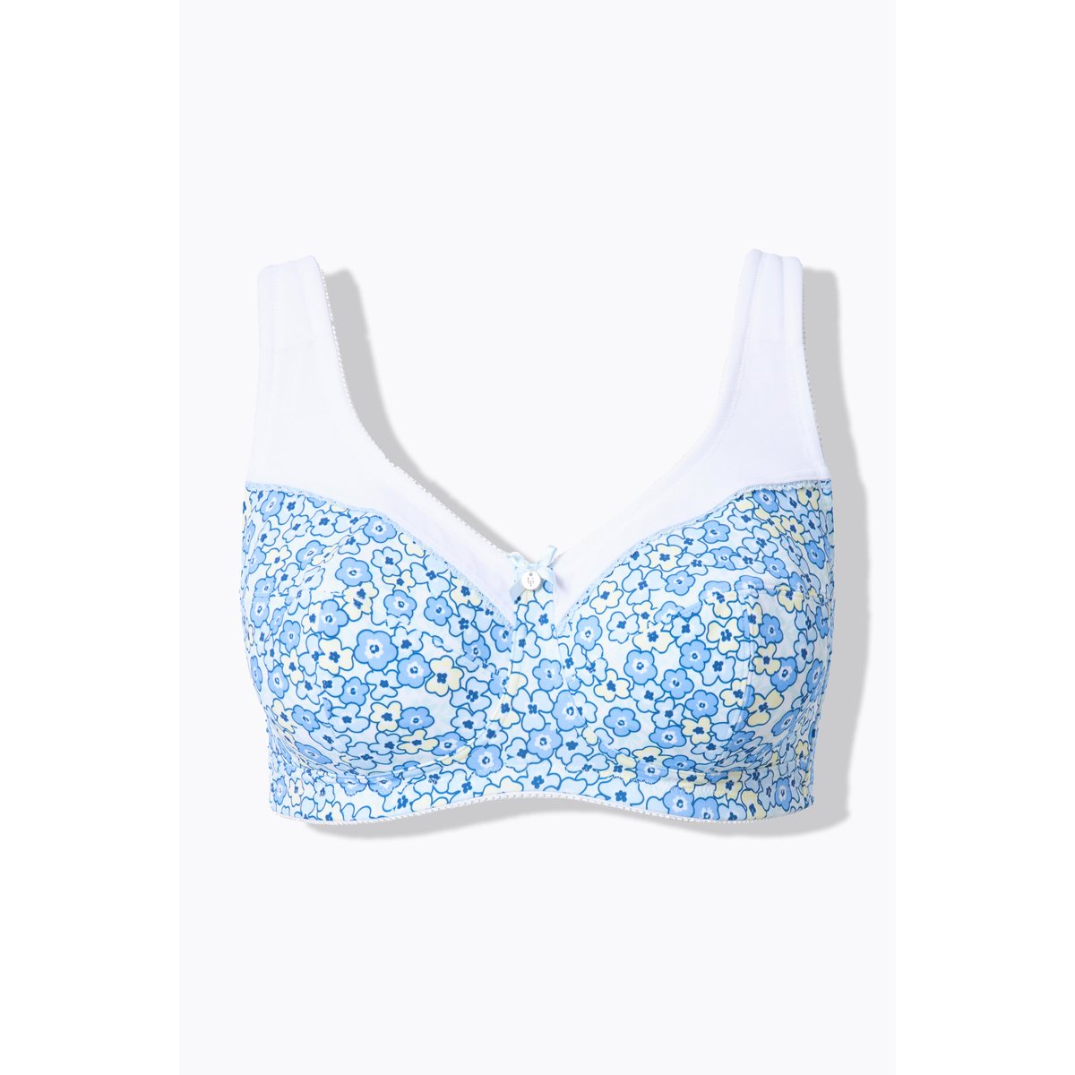 Soutien-gorge de maintien. Sans armatures. bleu, ULLA POPKEN