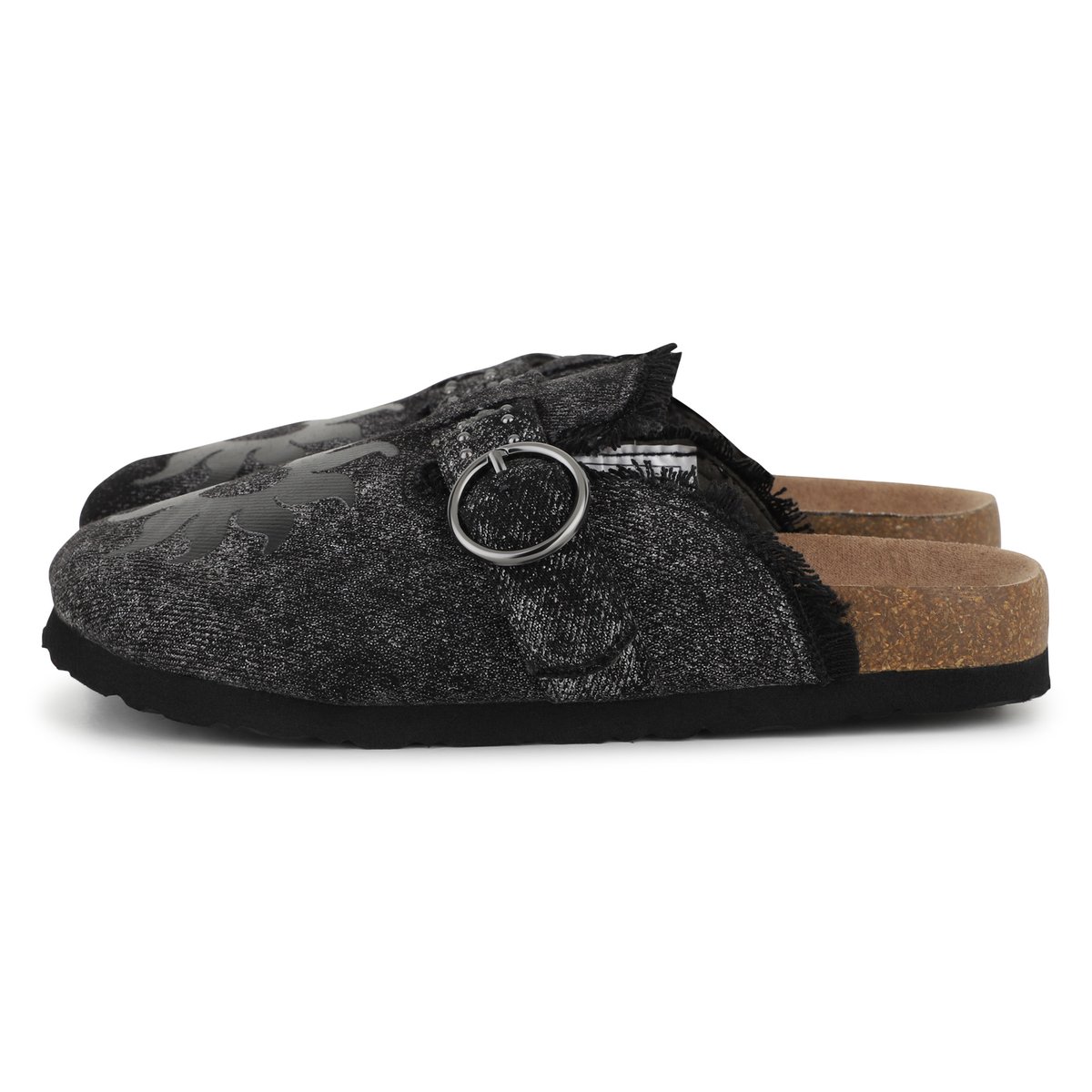 Sabots en jean bitume, BILLIEBLUSH