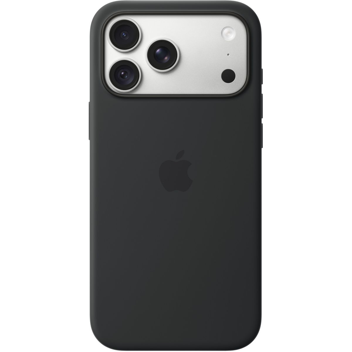 Coque iPhone 18 Pro Max Magsafe Noir Silicone couleur unique, APPLE