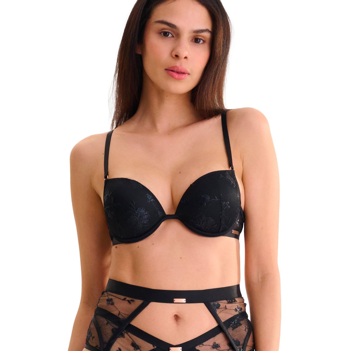 Soutien-gorge push-up PASSION noir, LISCA