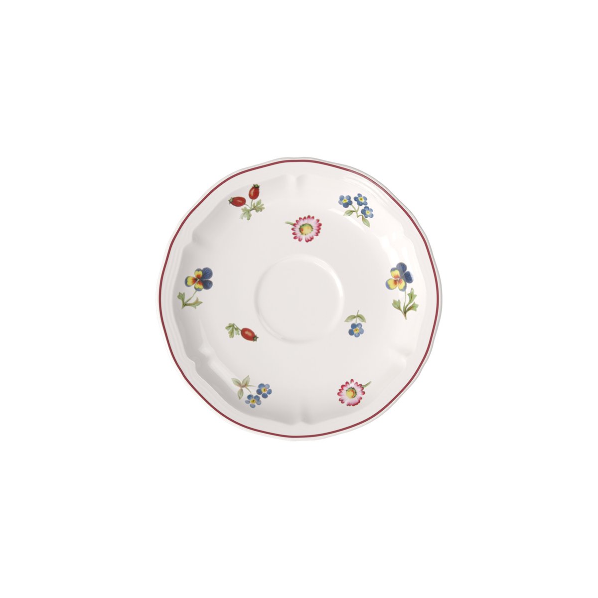 Soucoupe Tasse À Café/Thé PETITE FLEUR blanc, VILLEROY & BOCH
