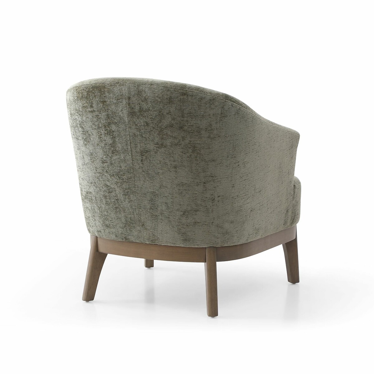 Eliana Chenille Tub Chair olive, SO'HOME