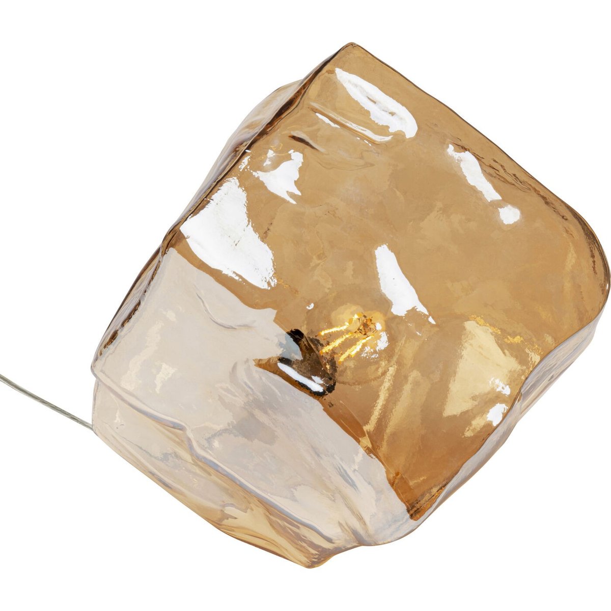 Lampe en verre, AURA or, KARE DESIGN