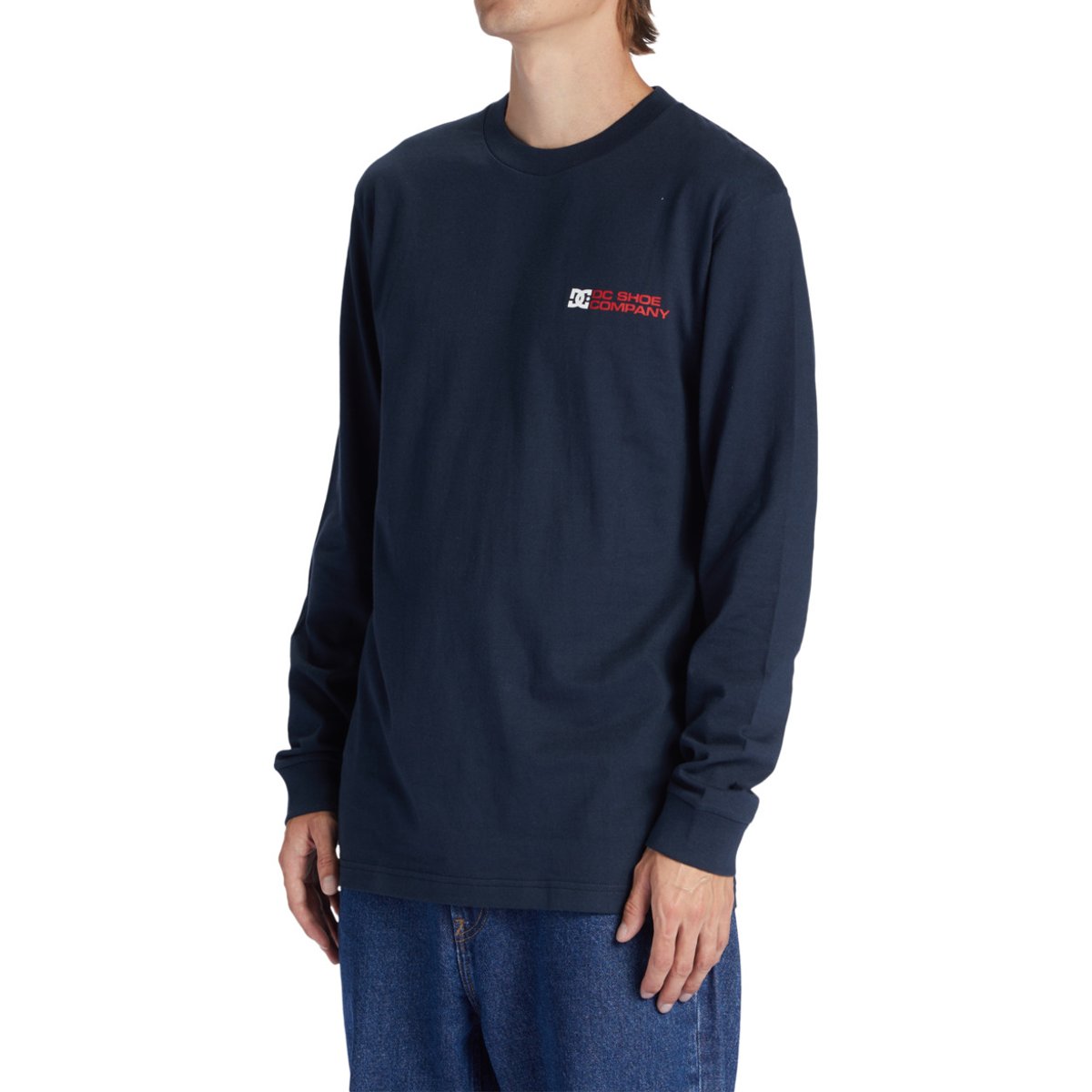 T-shirt manches longues REVOLVE. bleu navy blazer, DC SHOES
