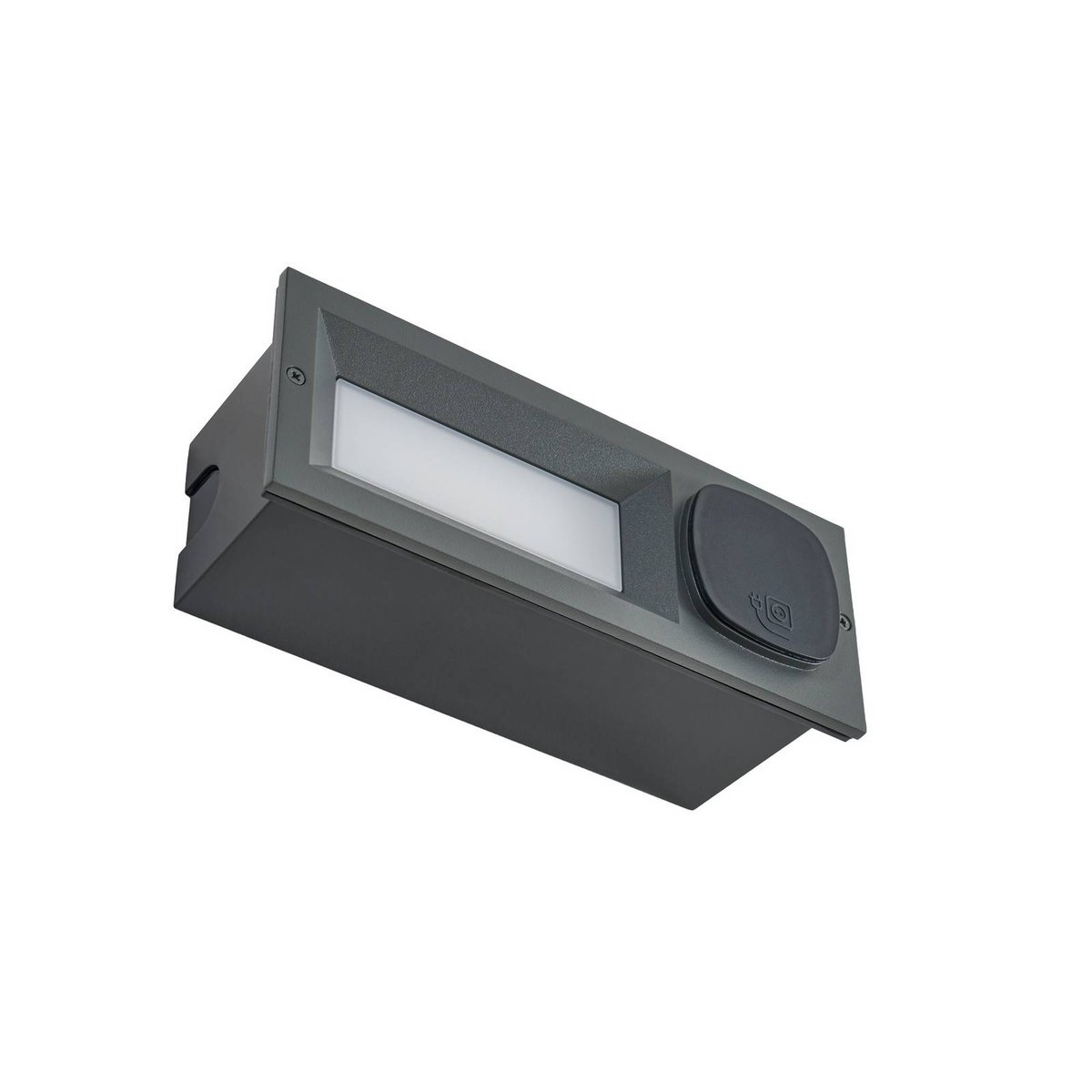 Applique extérieure en métal moderneLED anthracite, LUCANDE