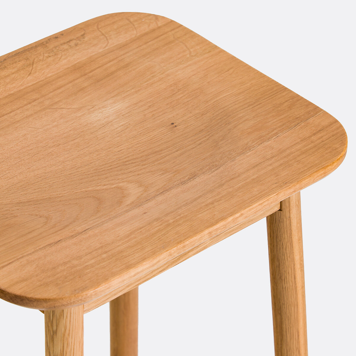 Sgabello da bar in rovere massiccio H65 cm, Monsio quercia, LA REDOUTE INTERIEURS