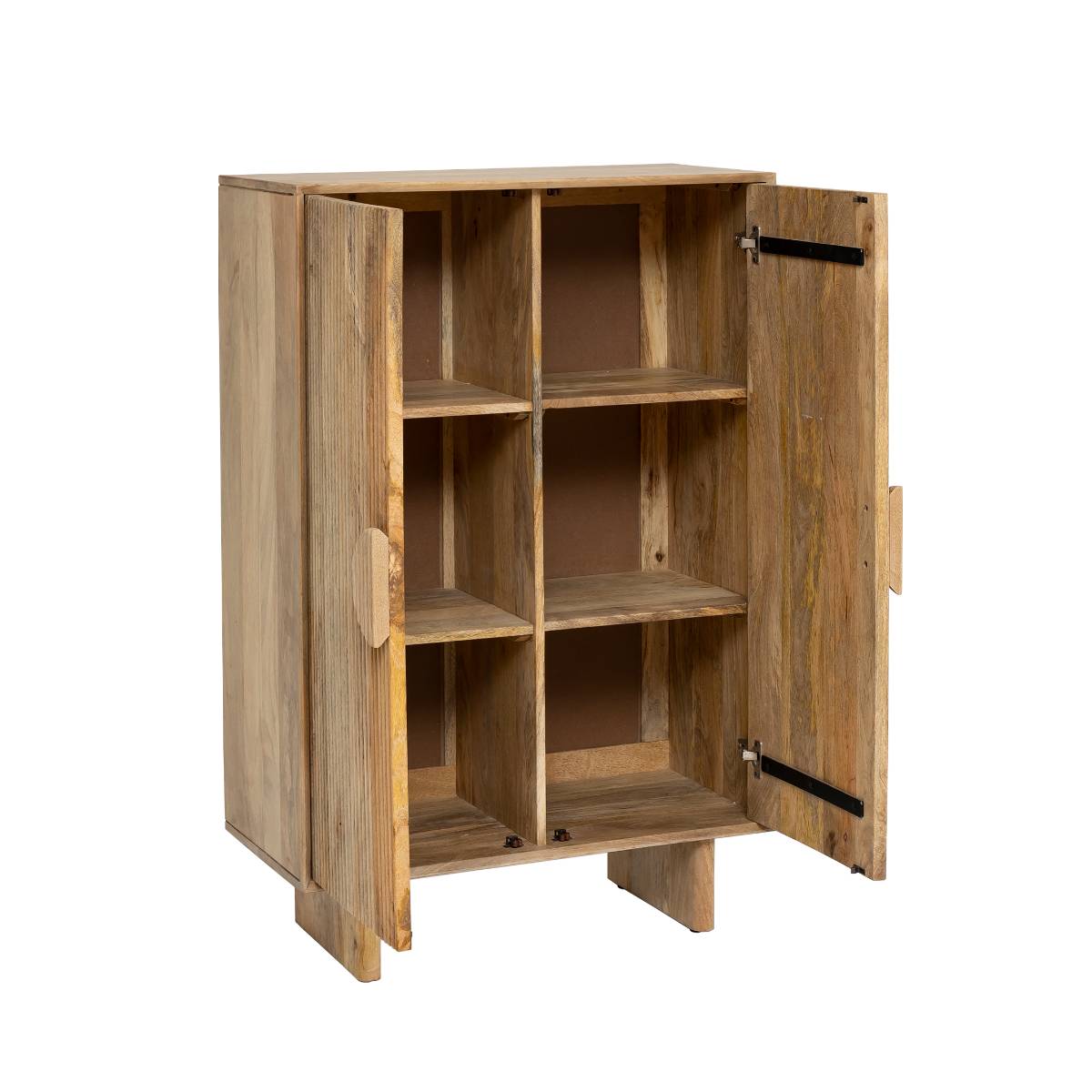Armoire en bois de manguier EWAN bois clair, MADE IN MEUBLES 
