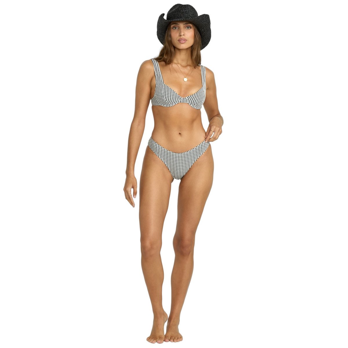 Haut de bikini à armatures WAVE CHECK CHLOE noir black pebble, BILLABONG