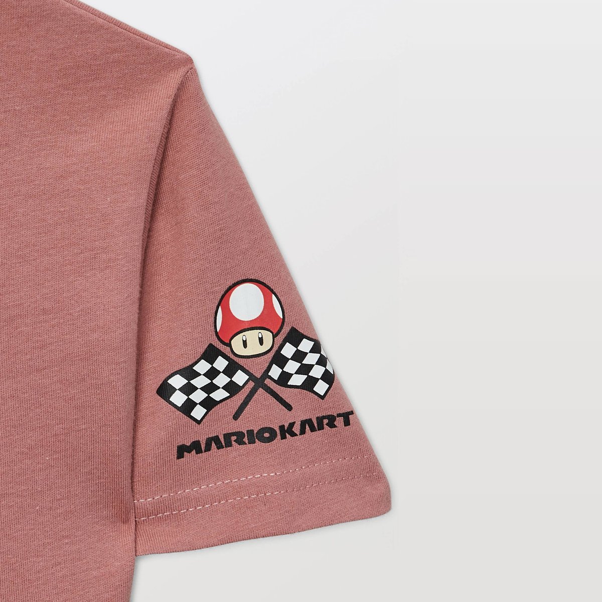 T-shirt MARIO KART manches courtes imprimé en coton BIO GOTS blossom, MONOPRIX