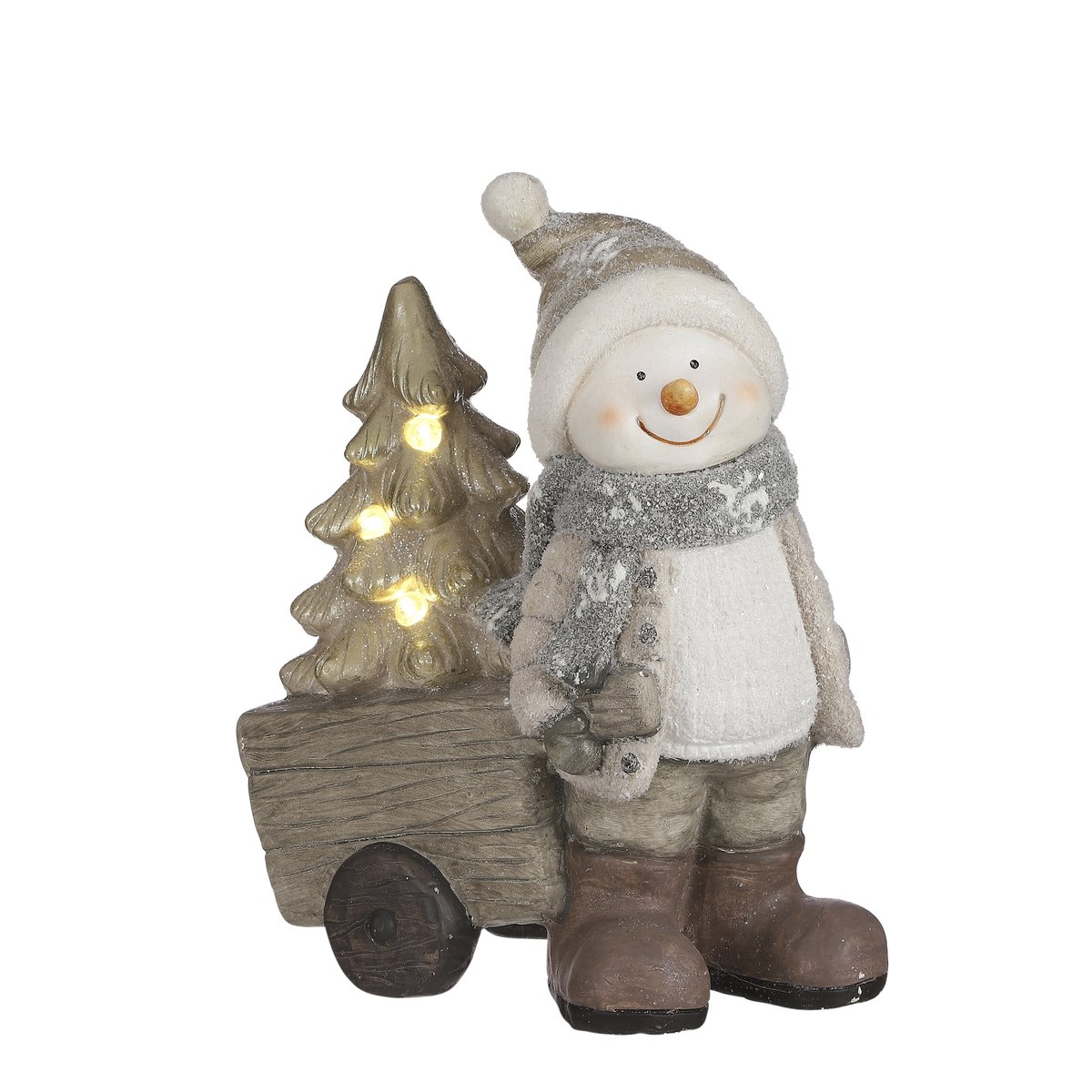 Figurines de Noël gris, HOUSE OF SEASONS