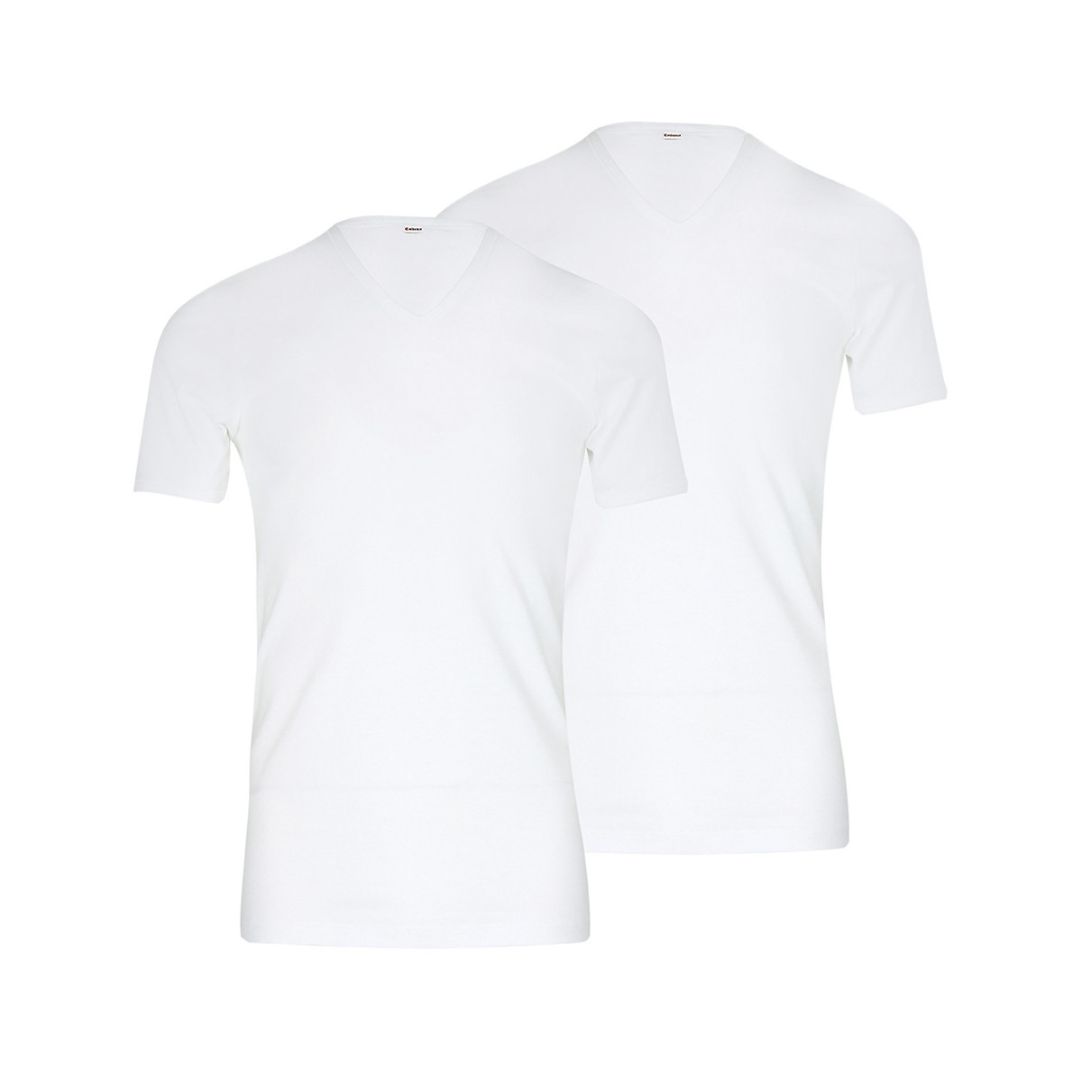 Pack of 2 V-Neck Heritage T-Shirts white, EMINENCE