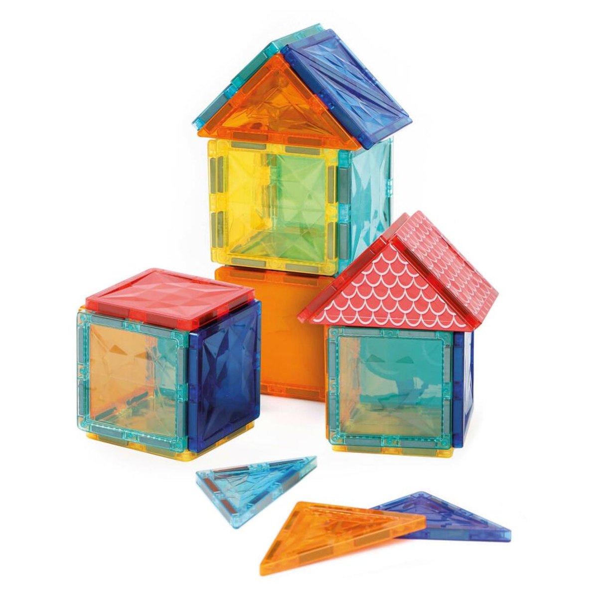 Jeu de construction Panneau magnétique avec 27 pièces couleur unique, LUDIMOUSSE