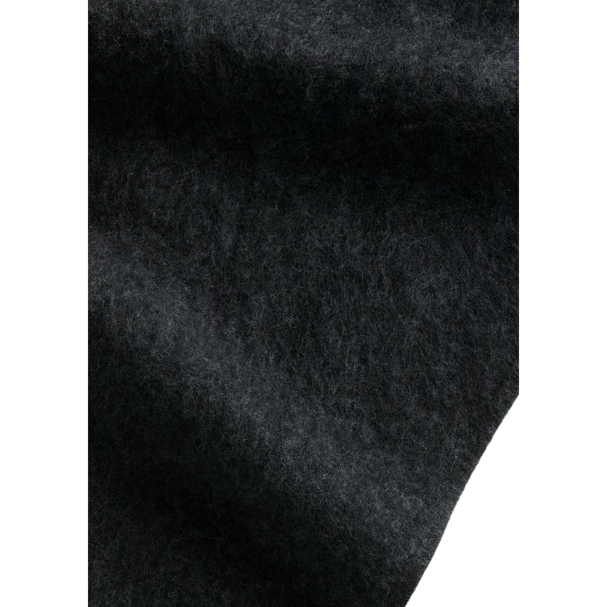 Écharpe triangulaire tricotée en laine mérinos douce gris foncé, MARC O'POLO