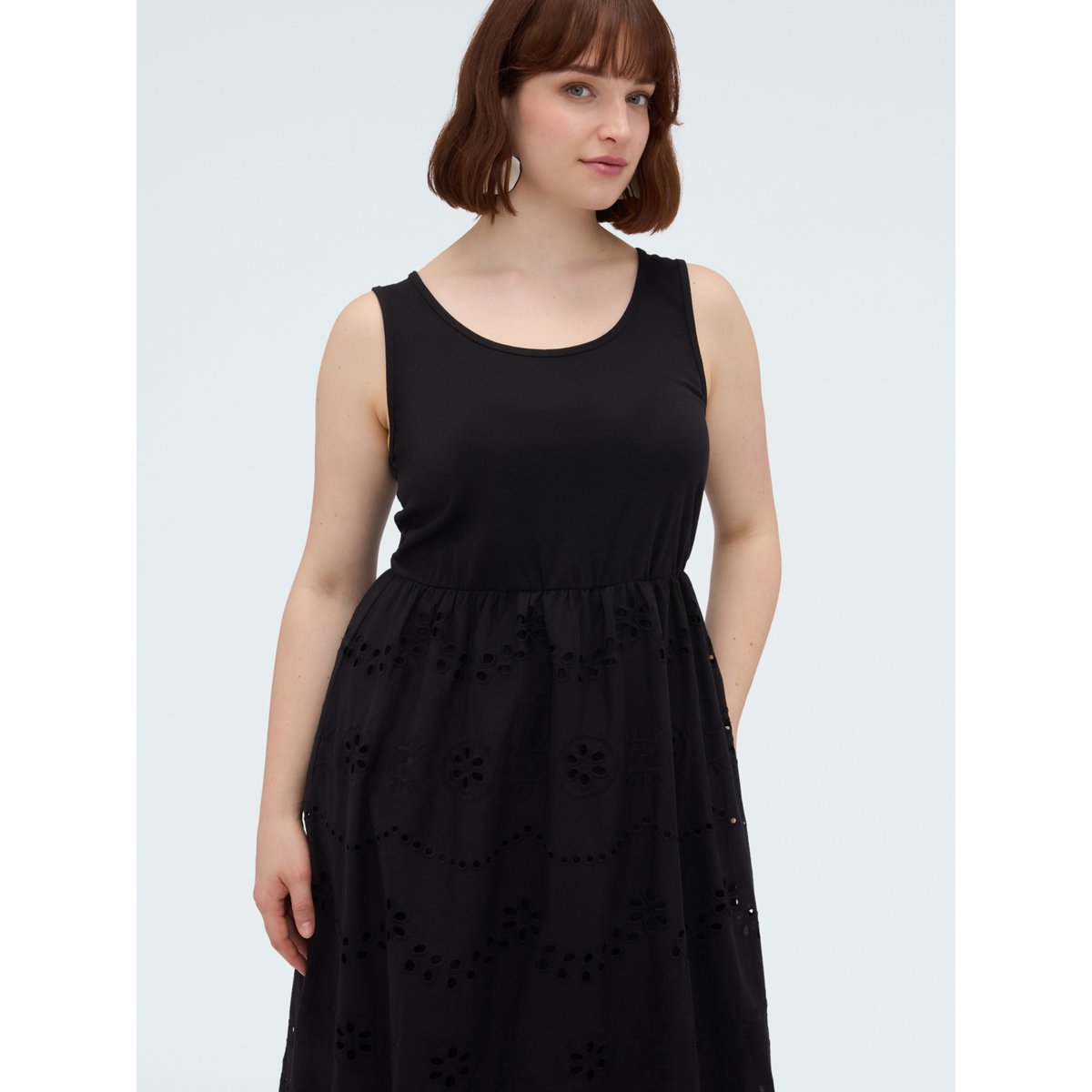 Robe longue coupe empire noir, FIORELLA RUBINO