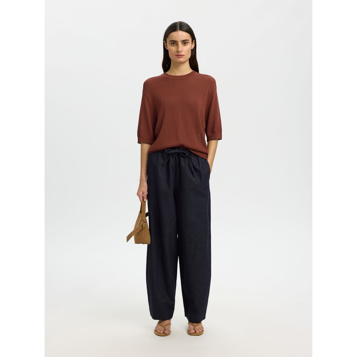 Top En Maille cherry mahogany, SELECTED