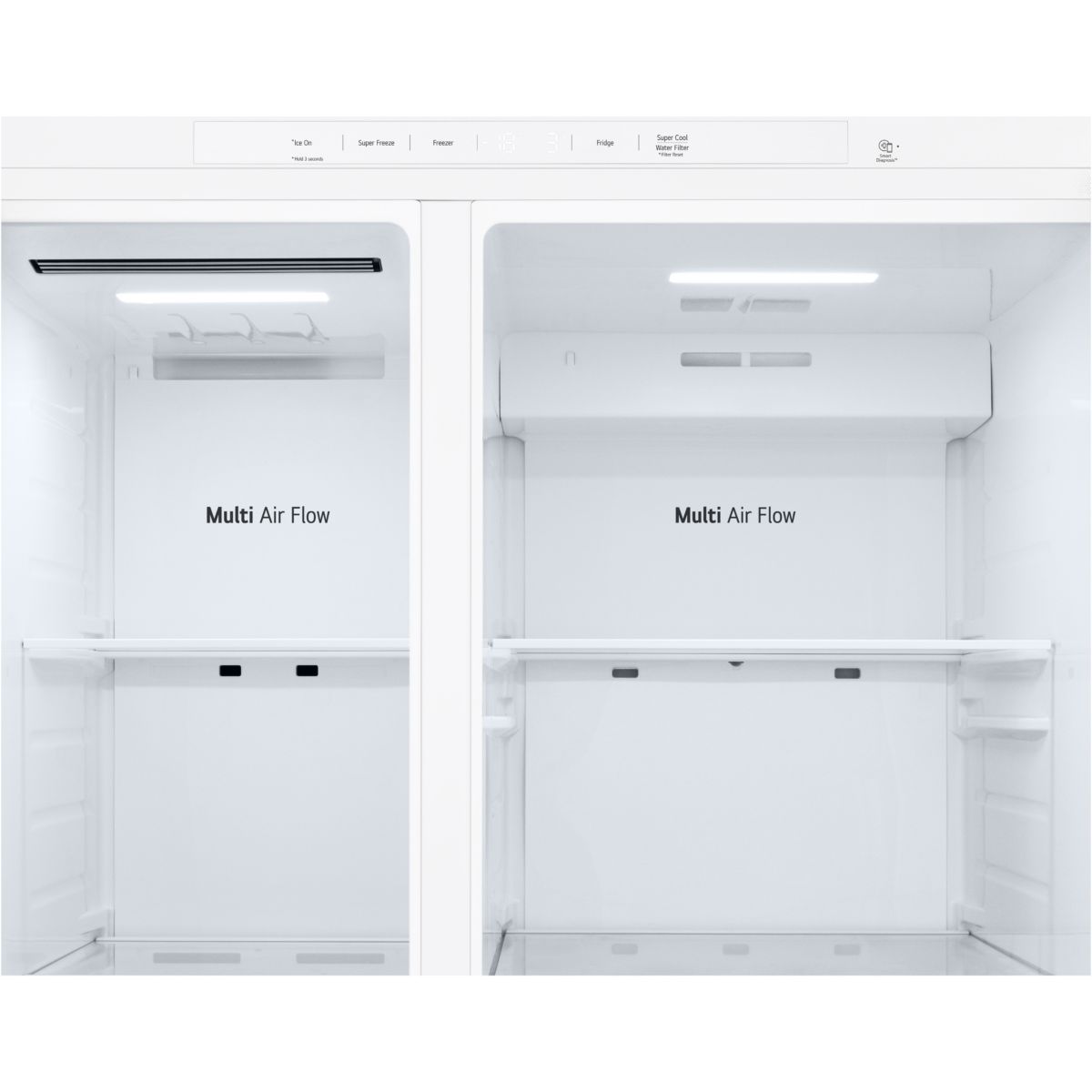 Réfrigérateur Américain GSLC40SWPE couleur unique, LG