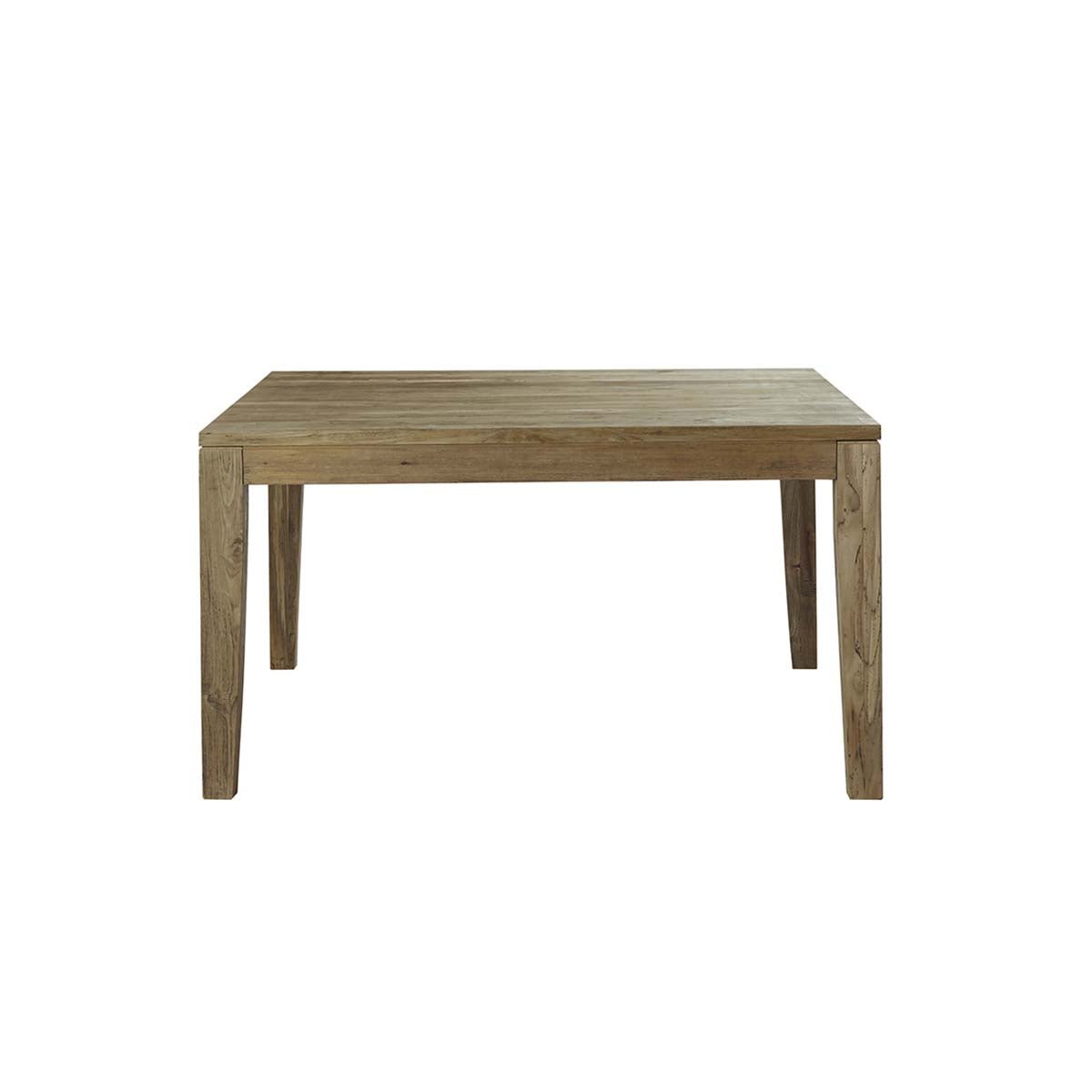 Table extensible en bois de teck recyclé 12 pers. CARGO naturel, BERAH GETAH
