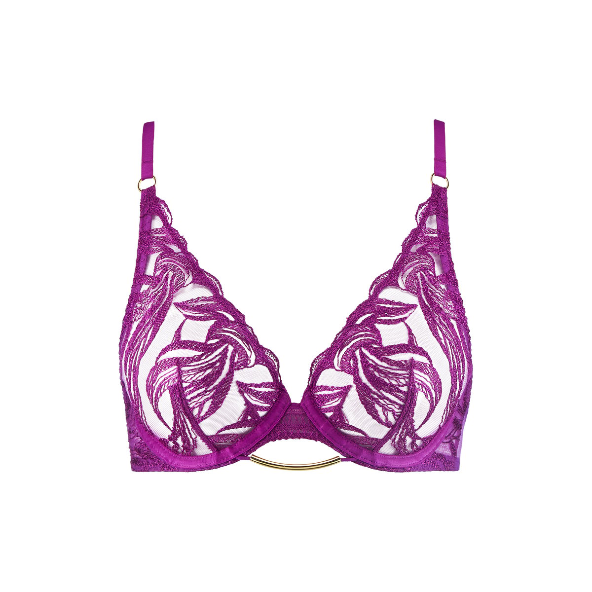 Soutien-gorge Triangle avec armatures Into The Groove rose, AUBADE