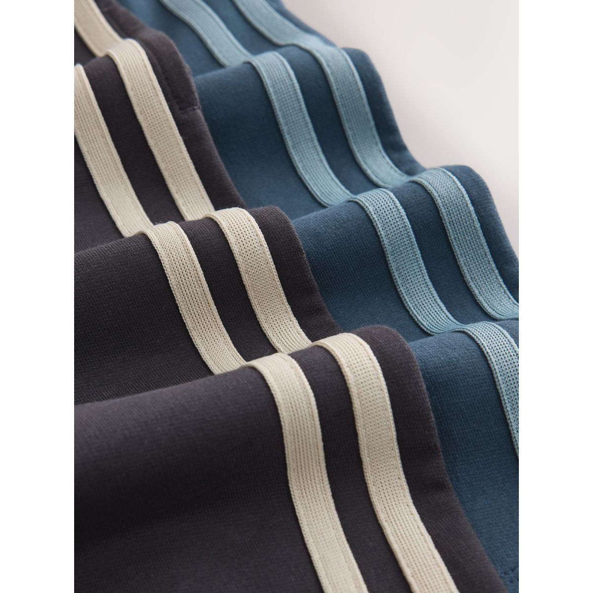 Pantalon de jogging bande latérale, lot 2 bleu/gris, NEXT