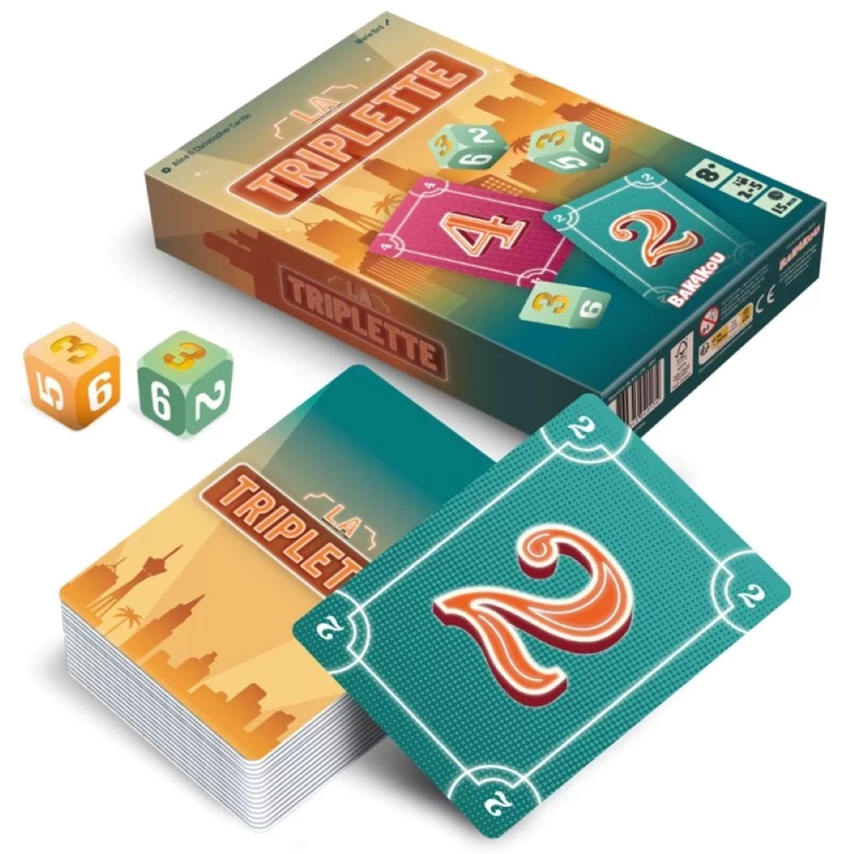 La Triplette Jeux d'ambiance orange, GIGAMIC