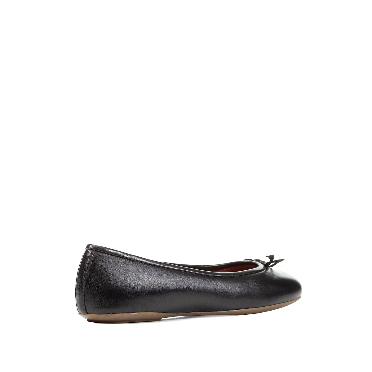 Palmaria Breathable Ballet Flats in Leather black, GEOX