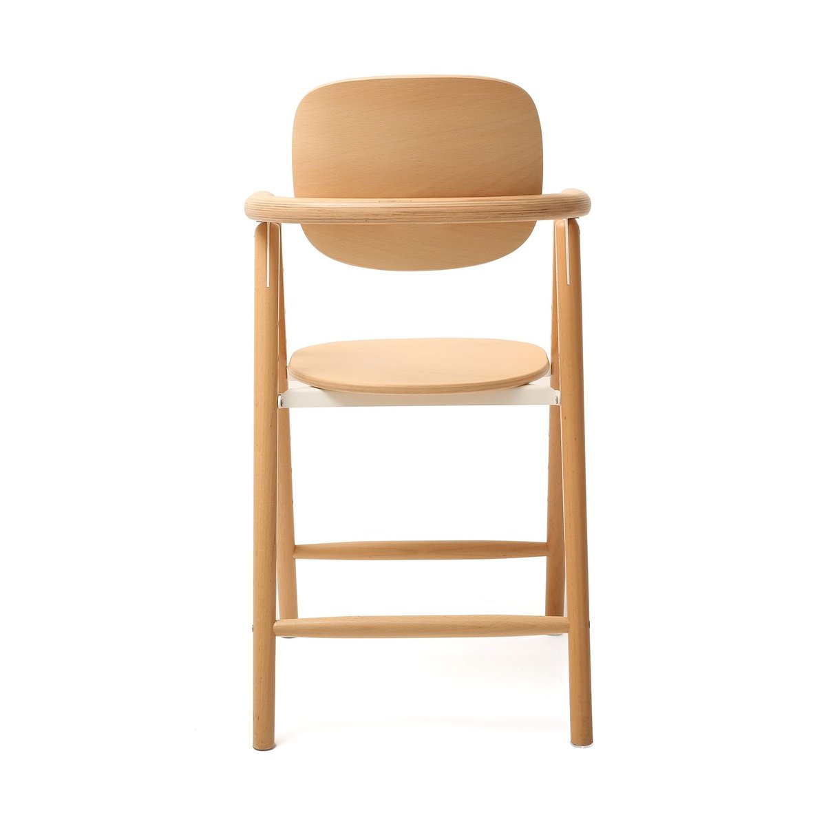 Chaise haute TOBO bois naturel, CHARLIE CRANE