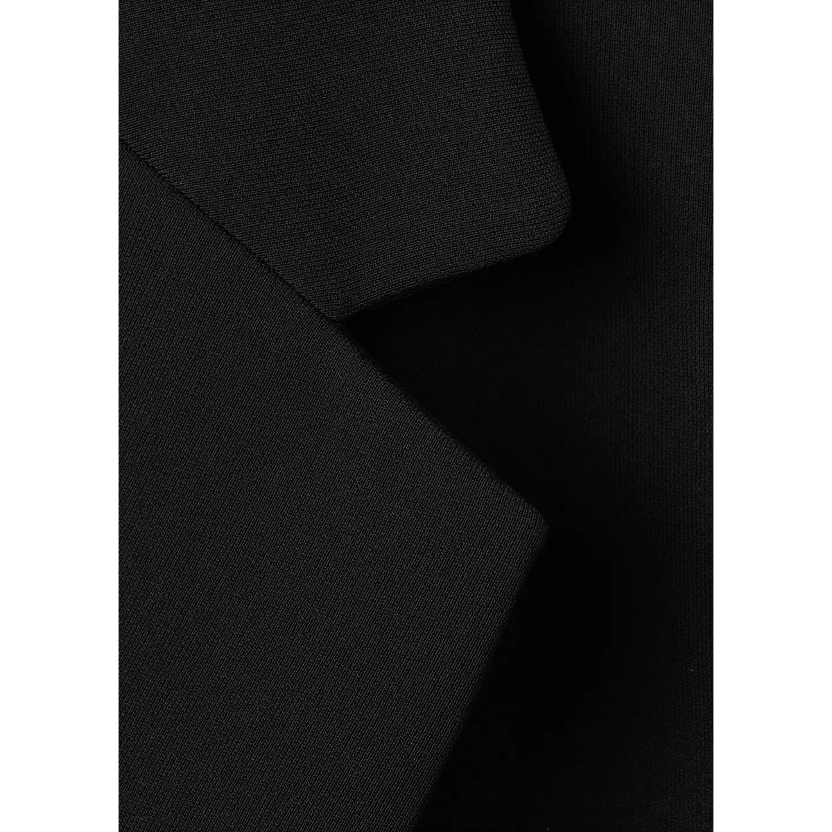 Blazer de costume croisé avec ceinture noir, MANGO