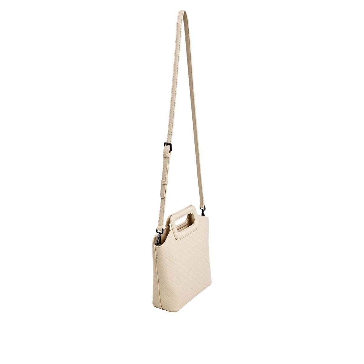 Sac Cabas Effet Cuir blanc ivoire, PEPE JEANS
