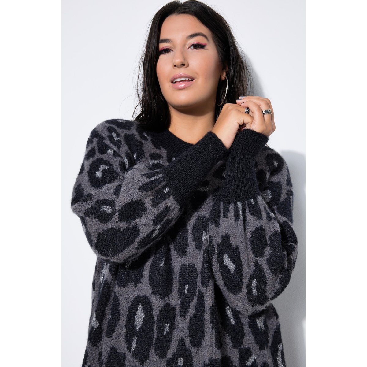 Robe en maille oversize anthracite, STUDIO UNTOLD
