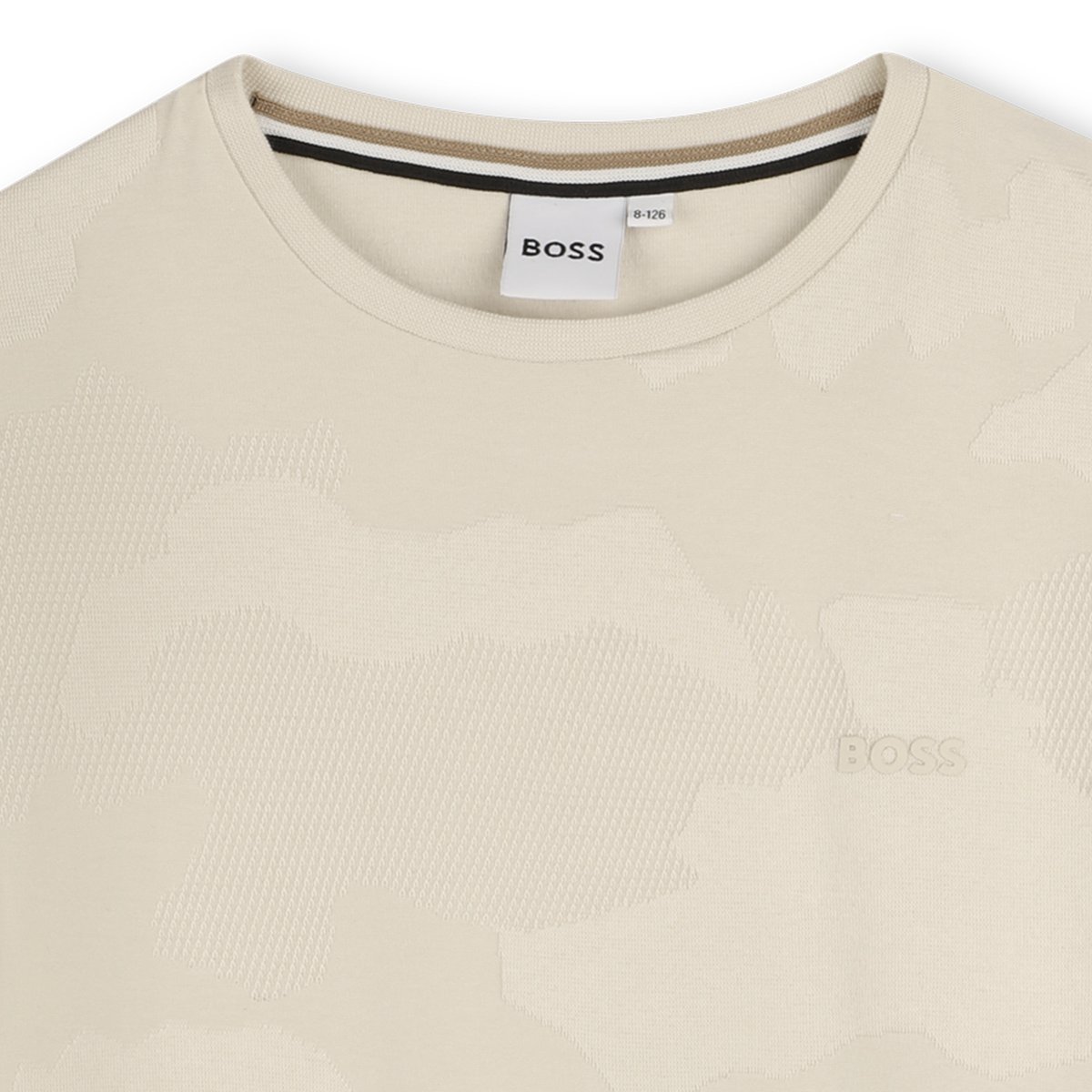 T-shirt à manches courtes vanille, BOSS KIDSWEAR