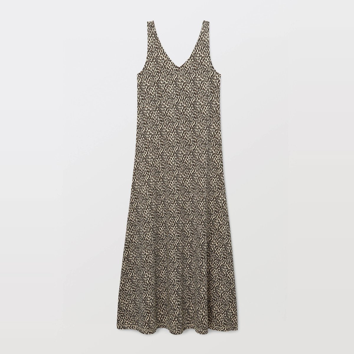 Robe longue imprimée en coton BIO parchemin, MONOPRIX