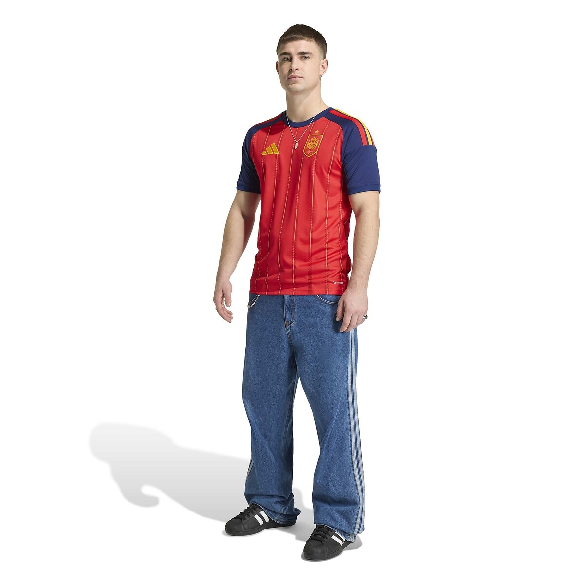 Maillot replica Home Espagne, Coupe du monde 2026 rouge, adidas Performance